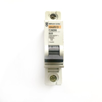 Merlin Gerin Multi9 C45N 24053 B25 25A 25 Amp MCB Circuit Breaker Type B